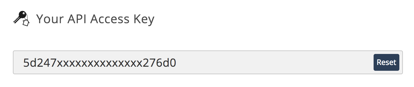 IP-API access key